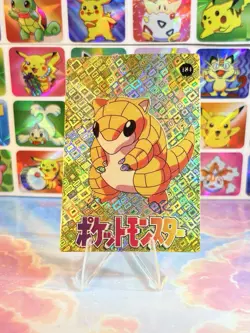 Pokemon Vintage Pocket Monsters Vending HOLO Prism Sticker 1999 Nintendo (Error) - Image 2