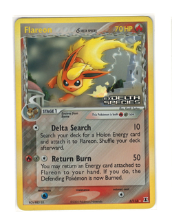 Flareon 5/113 Delta Species Reverse Holo Pokemon TCG NM - Image 1