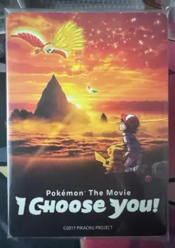 Pokemon the Movie I Choose You Promo Sealed Pack - 3 x Ashs Pickachu Promo Cards - Image 1
