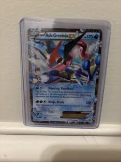 Pokemon TCG Ash-Greninja-EX Holo Promo Card XY133 - Image 1