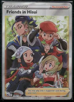 NM-Mint Friends in Hisui (Full Art) - 148/159 - Ultra Rare Pokemon Crown Zenith - Image 1