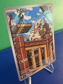 Pokemon TCG Timburr 125/086 Black Bolt Illustration Rare - Near Mint - Image 2