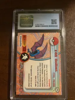 Golbat Topps Chrome Series 1 Pokemon TV #42 Pop 4 Cgc Pristine 10 2000 - Image 2