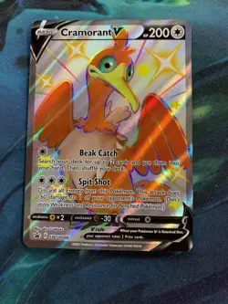 Cramorant V SWSH086 Black Star Promo Shining Fates Pokemon - Image 1