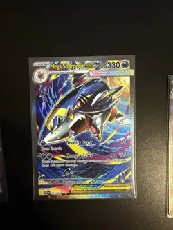 Mega Sharpedo ex 127/094 Special Illustration SIR Pokemon Phantasmal Flames Mint - Image 1