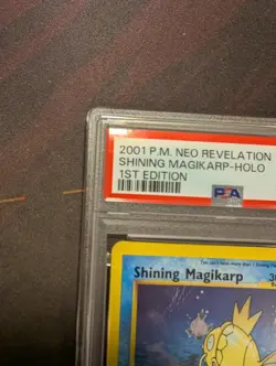 2001 POKEMON NEO REVELATION 1ST ED #66 SHINING MAGIKARP-HOLO PSA 1 - Image 2