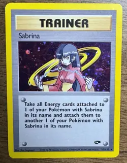 Pokemon Sabrina Trainer 20/132 Holo- Gym Challenge Rare - Image 1