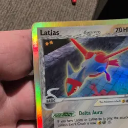 Latias Holo Pokemon TCG EX Delta Species 8/113 Near Mint Condition - Image 5
