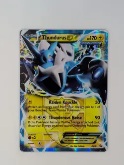Thundurus EX (Team Plasma) BW81 Near Mint - Black and White Promos Holo Rare - Image 1