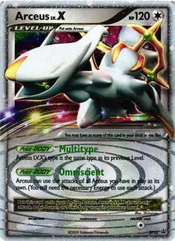 Pokemon TCG Diamond and Pearl Arceus LV.X Black Star Promo DP53 LP/MP - Image 1