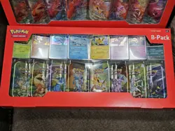 Lot of 2 Pokemon Prismatic Evolutions Costco 8 Mini-Tins NEW Booster Bundle - Image 2
