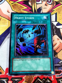 Heavy Storm mrd-e142 1st Edition (MP) Super Rare Yu-Gi-Oh! - Image 1