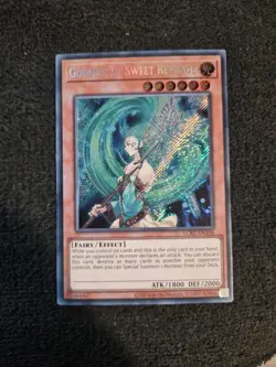 Yugioh Goddess Of Sweet Revenge LCKC-EN106 SECRET RARE (NM) - Image 1