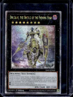 2023 Yu-Gi-Oh! 1st Edition Dingirsu the Orcust of Evening Star #RA01-EN040 - Image 1