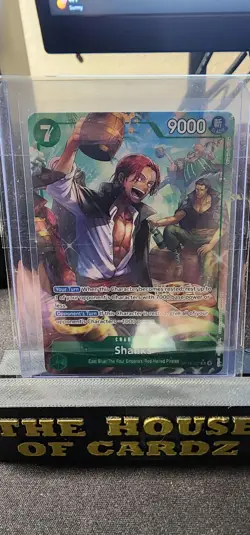 One Piece TCG English OP14-027 Shanks Alt Art Parallel - Image 1