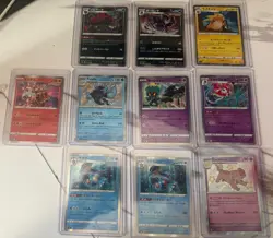Pokemon Card Lot 21 Cards Mostly Japanese Raw Cards Holo / Reverse Holo - Image 1