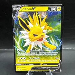 Jolteon V SWSH151 - Pokemon Sword and Shield - NM Pokemon Card Promo - Image 1