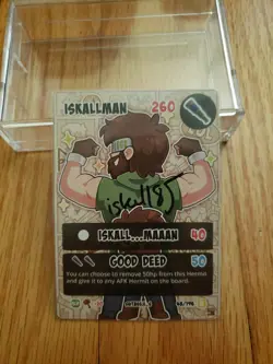 Hermitcraft TCG Series 2 Alter Ego Rare Signed Iskallman Card - Image 1