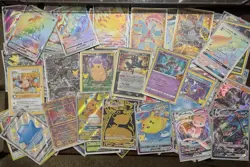 70 Card Pokemon Lot and charizard binder - Image 1