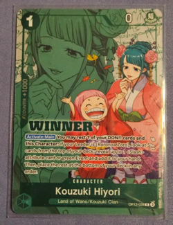 Kouzuki Hiyori (Winner Pack 2026 Vol. 1) - OP12-028 R One Piece Promo Cards NM/M - Image 1