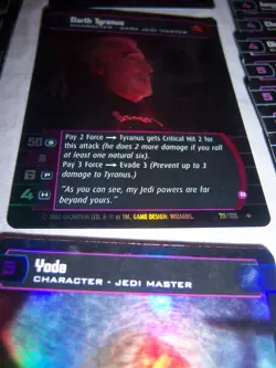 Star Wars Trading Card Game Lot 70 Cards - 3 Foil 2002-2005 Ground Space +++++ - Image 3