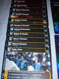Star Wars Trading Card Game Lot 70 Cards - 3 Foil 2002-2005 Ground Space +++++ - Image 4