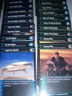 Star Wars Trading Card Game Lot 70 Cards - 3 Foil 2002-2005 Ground Space +++++ - Image 5