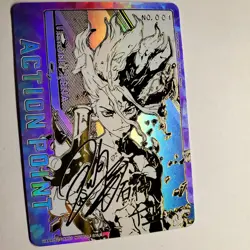 DIY Union Arena Dr.STONE Senku Ishigami UAPR/DST-1-AP01 AP Signed Card TCG JP NM - Image 3