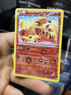 #3 Growlithe RC4/RC25 Legendary Treasures 2013 Radiant Collection Pokemon Card - Image 4