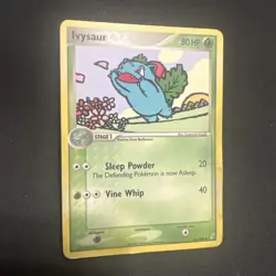 Pokemon Ivysaur 34/100 Reverse Holo Crystal Guardians 2006 TCG HP Vintage Card - Image 1