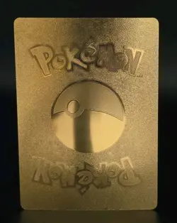 Pokemon Charizard Pikachu VMAX Tag Team Gold Foil Fan Art Collector Card TCG - Image 2