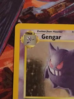 Pokemon TCG Gengar Fossil Holo Card 5/62 Unlimited Rare 1999 LP WOTC - Image 3