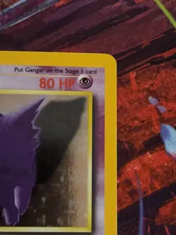 Pokemon TCG Gengar Fossil Holo Card 5/62 Unlimited Rare 1999 LP WOTC - Image 4