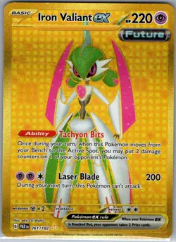 Iron Valiant ex 261/182 SV04: Paradox Rift - Pokemon Card - NM - Image 1