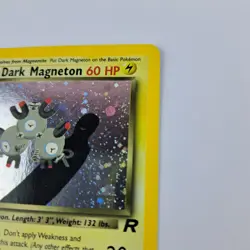2000 Pokemon TCG Team Rocket Dark Magneton 1st Edition Holo Rare 11/82 Raw Card - Image 5