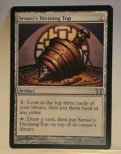 Mtg 💥 Sensei's Divining Top 💥 Champions of Kamigawa MT/NM Magic The Gathering - Image 1