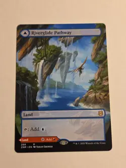 Riverglide Pathway Lavaglide Pathway (Borderless) X1 ZNR MTG Zendikar Rising - Image 1