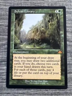 Sylvan Library (Retro Frame) Dominaria Remastered Regular - Image 1