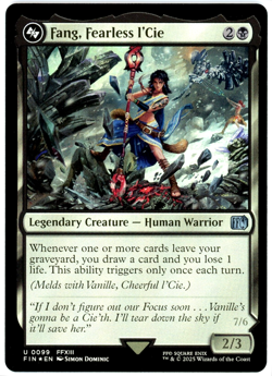 Fang, Fearless l'Cie (Foil) - 0099 - Final Fantasy - MTG - NM/M - Image 1
