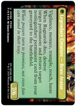 Fang, Fearless l'Cie (Foil) - 0099 - Final Fantasy - MTG - NM/M - Image 2