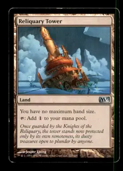 MTG Reliquary Tower LP Light Play Magic 2013 [5127] - Image 1