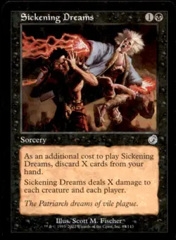 Sickening Dreams LP Light Play Torment MTG [7919] - Image 1