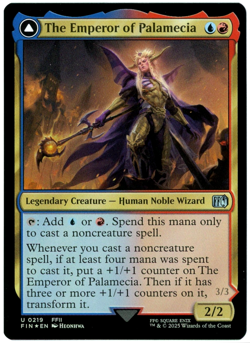 The Emperor of Palamecia / The Lord Master of Hell (Foil) 0219 Final Fantasy MTG - Image 1