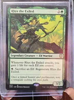 Rhys the Exiled Commander: Kaldheim MTG Regular Lightly Played - Image 3