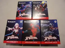 MTG Spider-Man Welcome Decks [Set of All 5 Decks] *FACTORY SEALED* NEW - Image 1