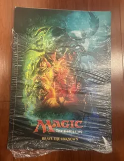 MAGIC The GATHERING Brave the Unknown Rare Poster 2017 14x 10 Size MTG - Image 1