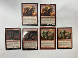 Mtg Godo Bandit Warlord C16 Rare NR MT (2)+ 4 Red NR MT Leg. Creat. Spells Lot 6 - Image 1
