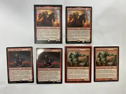 Mtg Godo Bandit Warlord C16 Rare NR MT (2)+ 4 Red NR MT Leg. Creat. Spells Lot 6 - Image 2