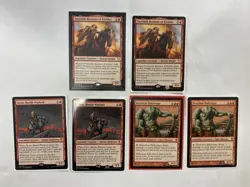 Mtg Godo Bandit Warlord C16 Rare NR MT (2)+ 4 Red NR MT Leg. Creat. Spells Lot 6 - Image 3