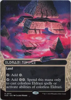 Eldrazi Temple (0014) (Borderless) R Edge of Eternities: Stellar Sights 14 - LP - Image 1